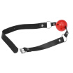 Leather Adjustable Strap Breathable Ball Gag Metal Buckle For Sex Game Adult SM Sex Product Flirting Toy for Couples