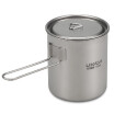 Lixada 750ml Camping Titanium Pot Water Cup Con Mango Desmontable Vajilla Al Aire Libre Picnic Cookware