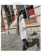 Cotton east gate new down cotton-padded jacket large size thickening long&long style casual padded jacket lady