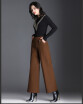 wide leg trousers women 2018 new middle-aged womens trousers high-waisted woollen slacks mother woollen trousers women