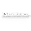 Huntkey new national standard 4 hole USB3 18 m 5V 24A child protection door socket socket strip patch panel small U home version SST307 18M