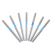 50Pcs Dental Diamond Burs Drill Dental High Speed Burs Teeth Polishing & Smoothing Tool