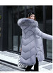 winter 2018 cotton-padded womens long style Korean version of the great fur collar thickened warm cotton-padded jacket