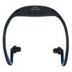 Compact Digital Music Player Dual-channel Sports MP3 with FM Function Headphone Wireless Plug-in Card Headset Black Blue for Mult