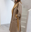 Winter 2018 new Korean long&medium style harajuku Tarzan woollen overcoat Hepburn ni womens coat