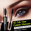 4D Silk Fiber Lash Mascara Long Curling Mascara Makeup Eyelash Black Waterproof Fiber Mascara Eye Lashes Makeup