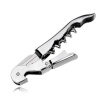 New Stainless Steel Corkscrew Double Hinged Waiters Wine Bottle Opener Lever Tool