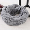 Ladies Women Winter Knitted Crochet Long Snood Tube Scarf Shawl