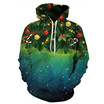 AOWOFS Christmas New 3D Digital Printing Plus Size Mens Hoodies Parent-child Sweater Kids Pullover Womens hoodie QYDM293-TZ050