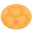 NeillieN Infants Food Plate Ellipse Silicone Feeding Food Plate Divided Format Plate Sucker Turn-proof Childrens Tableware