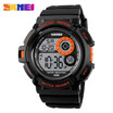 SKMEI Mens Waterproof Sport Army Alarm Date Analog Digital Black Wrist Watch