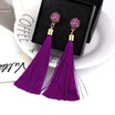 Women Fashion Bohemian Earrings Jewelry Long Tassel Fringe Boho Hook Drop Dangle