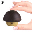 WH PC-1 Mini Mushroom Wood Portable Bluetooth sound Handsfree Stereo Outdoor Wooden Bluetooth 42 Wireless sound 10w