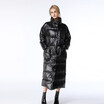 Winter 2018 new down jacket ladies plus long collars&thick warm down over the knee jacket