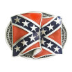 New Vintage Cross Star Banner Flag Belt Buckle Gurtelschnalle Boucle de ceinture BUCKLE-FG005