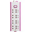 Tsinghua Tongfang TF-558 copper core one color bright eight 28 m socket plug row plug board red