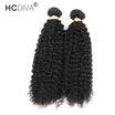 HCDIVA Hair Products Wholesale Peruvian kinky curly virgin hair 2 Bundles Lot Human Hair Bundles