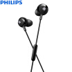 Philips PHILIPS influx of people with strong bass headphones wheat bass SHE4305 black