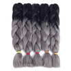 szc Afro Jumbo Braids Hair Extensions 5-pack 2 Tone & 3 Tone Ombre Crochet Braiding Hair High Temperature Kanekalon Synthetic