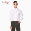 INTERIGHT 1002 net color vertical veil jacquard men shirt white 41 yard