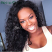 Curly Lace Front Human Hair Wigs For Black Women Pre Plucked 130 Density Brazilian Non-remy Human Hair Bleached Knots
