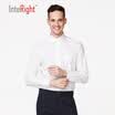 INTERIGHT cloud finishing stripes men casual shirt blue bar 40 yards