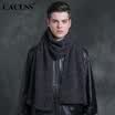 CACUSS new warm autumn&winter men&39s scarves fashion knit collar thick Korean wild scarf W0168 black one size