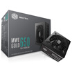 CoolerMaster rated 650W MWE650 game chassis power supply 80PLUS gold full module 45 ℃ nondestructive output three years renewal mute