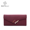 BAFELLI 2017 women money clips genuine leather long pures black wallet high quality purse cow leather wallet women wallet