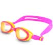Appropriate for children Swimming goggles Waterproof Anti fog Large children Swimming goggles Boys&girls Large frame Flat swimming goggles Purple Rose