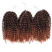 8 inch Ombre Marlybob Crochet Braids 3pcspack Afro Kinky Twist Hair 90gpack Synthetic Crochet Hair Extensions