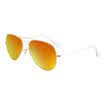 Sound meters inmix 1344 driver driving sunglasses female tide mercury reflective glasses frog mirror male fashion colorful sunglasses gold frame red film