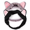 Sanli Super soft cat ears hair band cute headdress headdress headband 9 × 23cm face wash makeup mask hair gray black