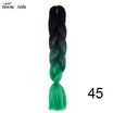 Silky Strands 24 100g Ombre Synthetic Braiding Hair Extensions For Crochet Braids Kanekalon Jumbo Braids Two Tone Ombre Color 1p