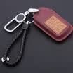 Huashi Volvo Key Bag Volvo Leather Key Case Keychain Cover Refit Special 6 Button Fashion Black