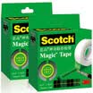 3M Scotch Scrub transparent magic invisible tape 810-HC33 127mm × 33m 2 package