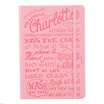 Guangbo 120 25k leather notebook reading notebook student supplies pink GBP0545
