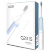 Saky Electric Toothbrush Adult Ultrasound Induction Automatic Toothbrush G2316 Blue comes standard with 2 brush heads