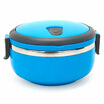 Chuang Hong single layer insulation lunch box stainless steel round insulation lunch box single layer student lunch box blue