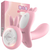 Thunder LETEN invisible wear butterfly smart warming double shock charging silent vibration rod wireless remote control female masturbation adult fun supplies Meng Bunny