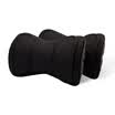 AOYALE Car leather neck pillow car headrest neck pillow car headrest pillow pillow pillow four seasons universal pair black