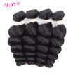 Alot Peruvian Loose Wave 4 bundles Hair Natural Color Non-Remy Hair Weave 100 Human Hair Bundles