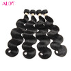 Alot Peruvian Virgin Hair Body Wave Hair 4 pcs a pack Unprocessed Hair Weave No Remy Hair Free Shipping