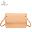 BAFELLI leather bag rivet flap for women soft shoulder bag black red apricot bolsa feminina high quality womens messenger bag