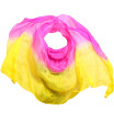 Belly Dance Props Women Belly Dance Silk Veil 250114cm Belly Dance Veil For Girls Belly Dance Silk Veils RoseYellow