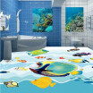 Free Shipping HD underwater world 3D floor painting waterproof self-adhesive bedroom living room flooring mural 250cmx200cm