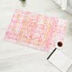 Jia Bai Nordic modern minimalist wild non-slip door mat kitchen door mat bathroom suction pad machine can wash Ling House series pink memory 50 80cm