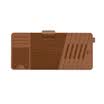 Love ant ianttek AQ-04 car cd bag leather sun visor set car CD clip multi-function car disc package CD storage bag card holder classic brown