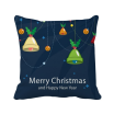 Christmas Bell Merry Christmas Festival Square Throw Pillow Insert Cushion Cover Home Sofa Decor Gift