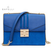 BAFELLI winter new arrival split leather bag blue bolsos mujer frosted suede cowhide crossbody bag hot sale women messenger bags